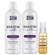 KERATIN SILK Intense Damage Repair Shampoo, Conditioner en Elixer